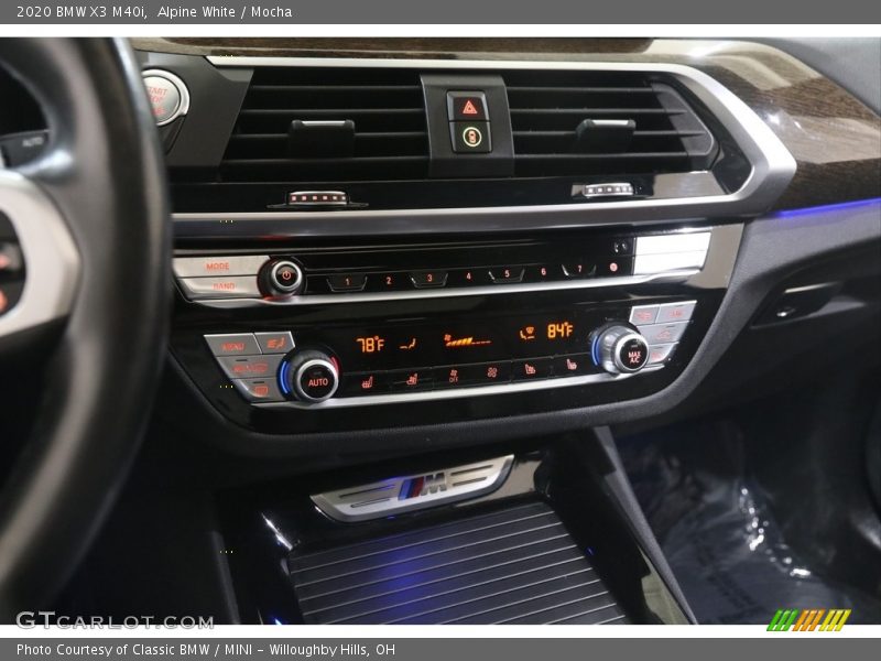 Alpine White / Mocha 2020 BMW X3 M40i