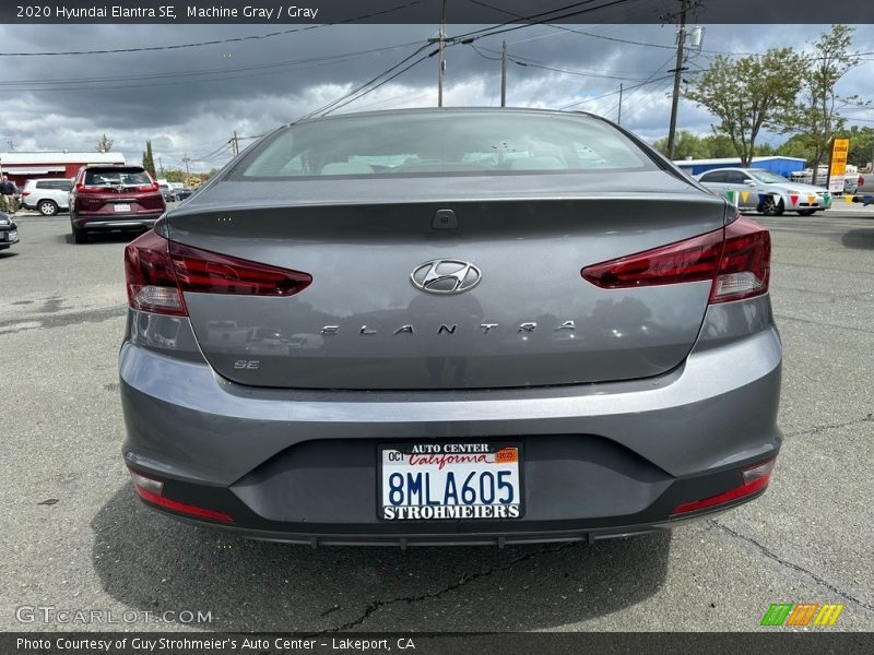 Machine Gray / Gray 2020 Hyundai Elantra SE