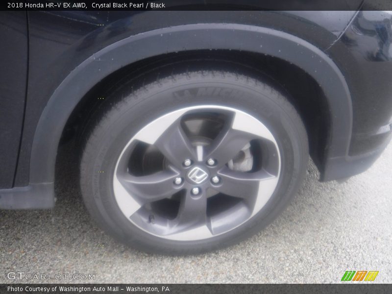Crystal Black Pearl / Black 2018 Honda HR-V EX AWD