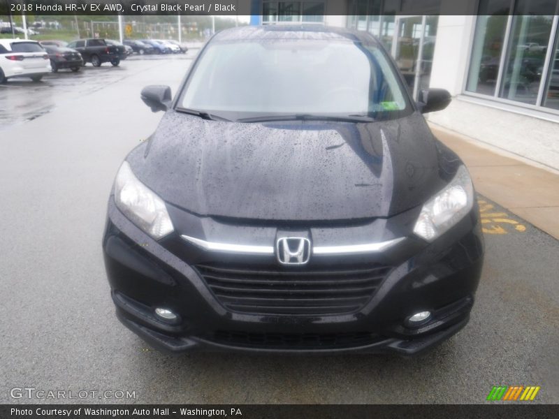 Crystal Black Pearl / Black 2018 Honda HR-V EX AWD
