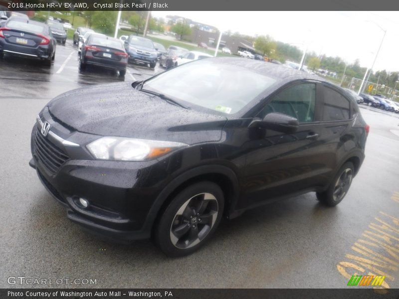 Crystal Black Pearl / Black 2018 Honda HR-V EX AWD
