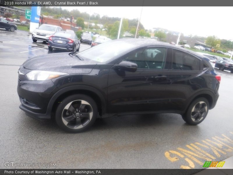 Crystal Black Pearl / Black 2018 Honda HR-V EX AWD
