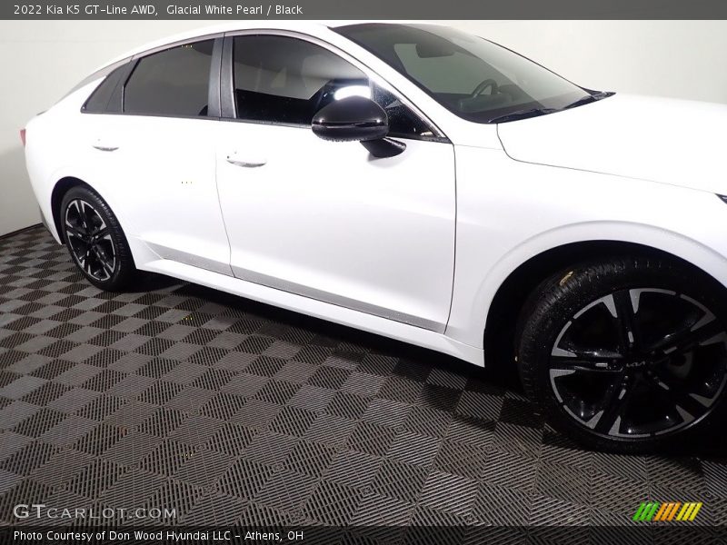 Glacial White Pearl / Black 2022 Kia K5 GT-Line AWD