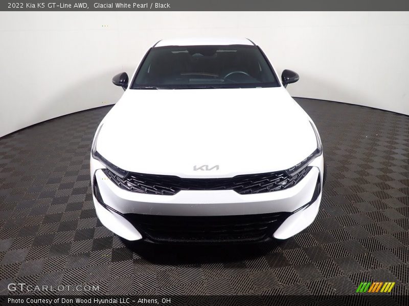 Glacial White Pearl / Black 2022 Kia K5 GT-Line AWD
