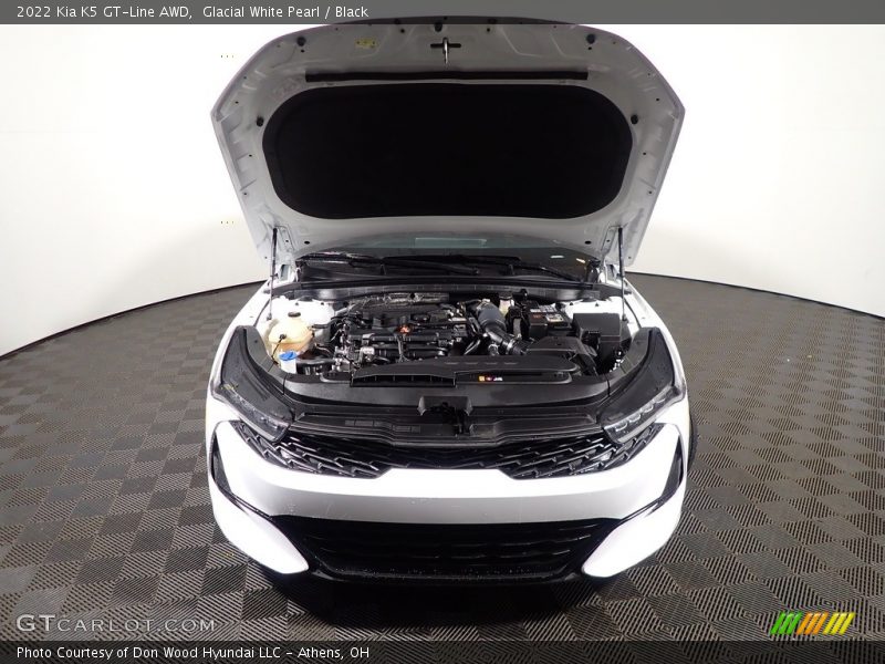 Glacial White Pearl / Black 2022 Kia K5 GT-Line AWD
