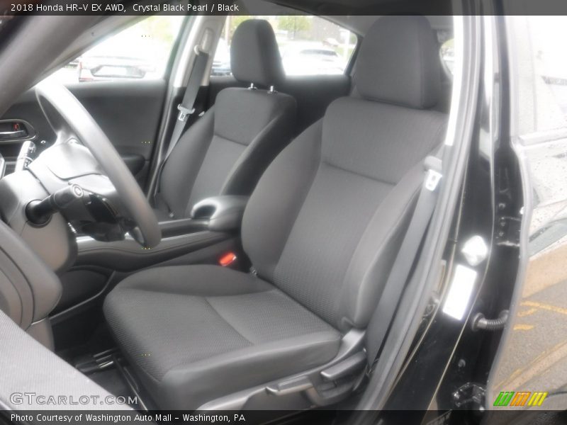 Crystal Black Pearl / Black 2018 Honda HR-V EX AWD