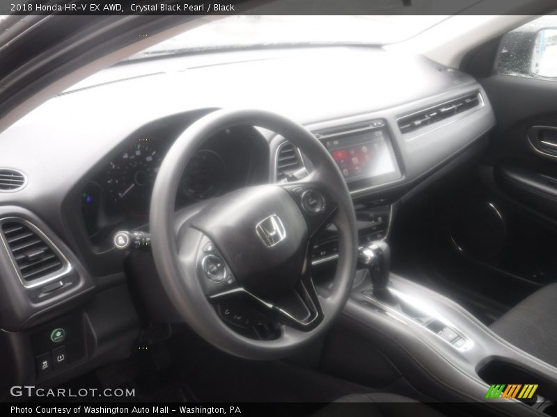 Crystal Black Pearl / Black 2018 Honda HR-V EX AWD