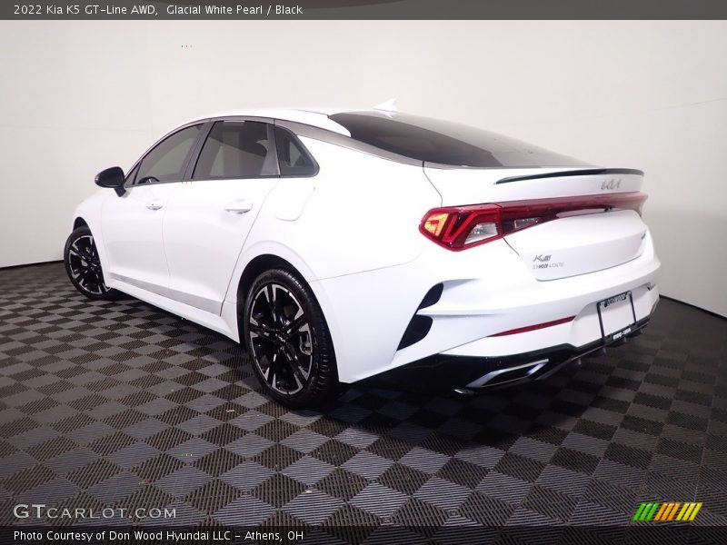 Glacial White Pearl / Black 2022 Kia K5 GT-Line AWD
