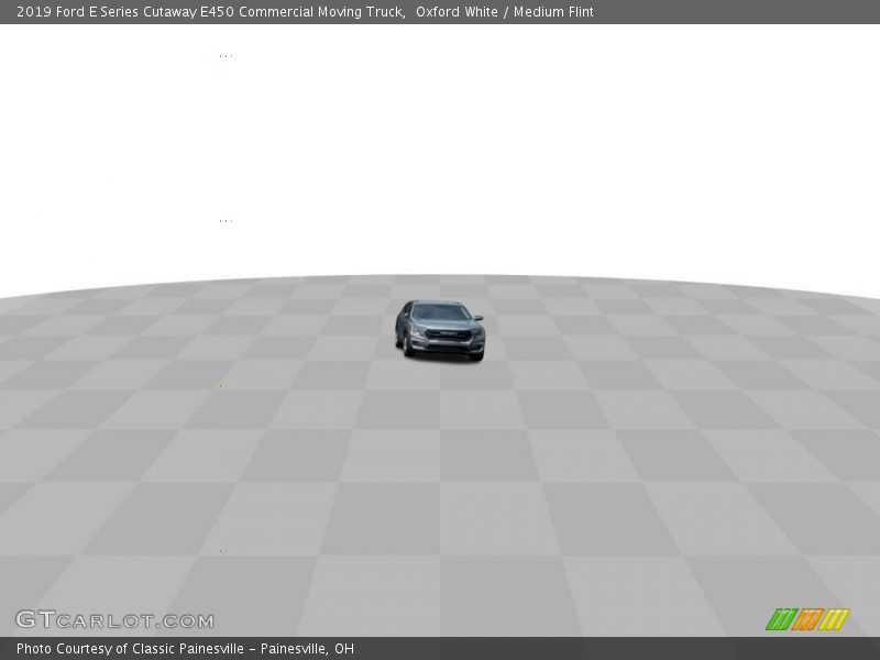 Oxford White / Medium Flint 2019 Ford E Series Cutaway E450 Commercial Moving Truck