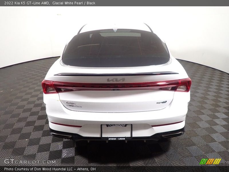 Glacial White Pearl / Black 2022 Kia K5 GT-Line AWD