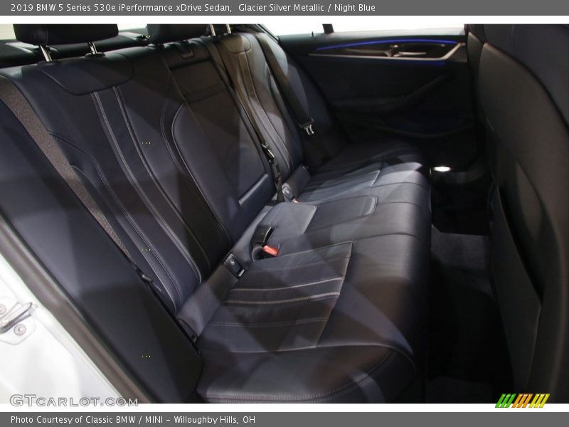 Rear Seat of 2019 5 Series 530e iPerformance xDrive Sedan