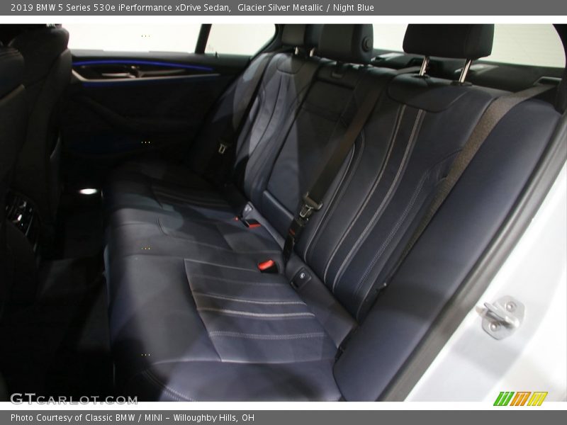 Rear Seat of 2019 5 Series 530e iPerformance xDrive Sedan