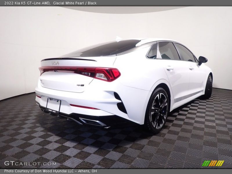 Glacial White Pearl / Black 2022 Kia K5 GT-Line AWD
