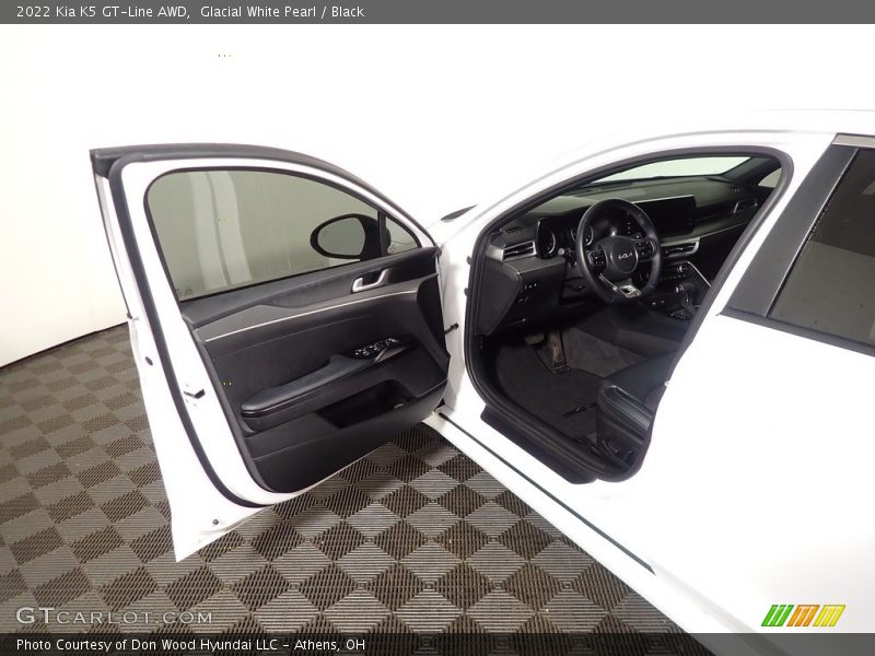 Glacial White Pearl / Black 2022 Kia K5 GT-Line AWD