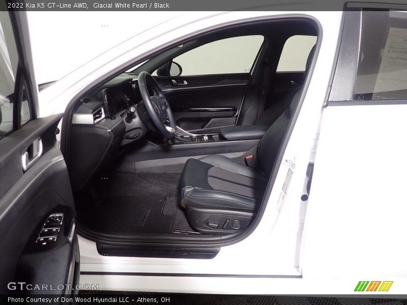 Glacial White Pearl / Black 2022 Kia K5 GT-Line AWD