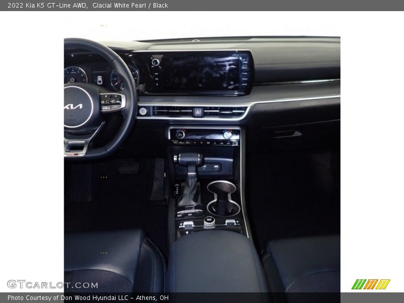 Glacial White Pearl / Black 2022 Kia K5 GT-Line AWD