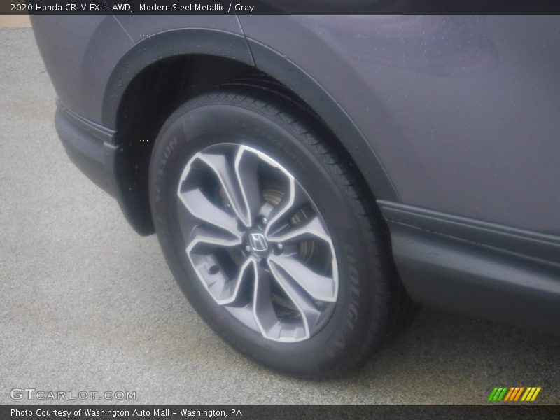 Modern Steel Metallic / Gray 2020 Honda CR-V EX-L AWD