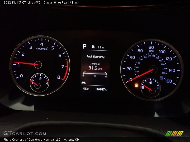 Glacial White Pearl / Black 2022 Kia K5 GT-Line AWD
