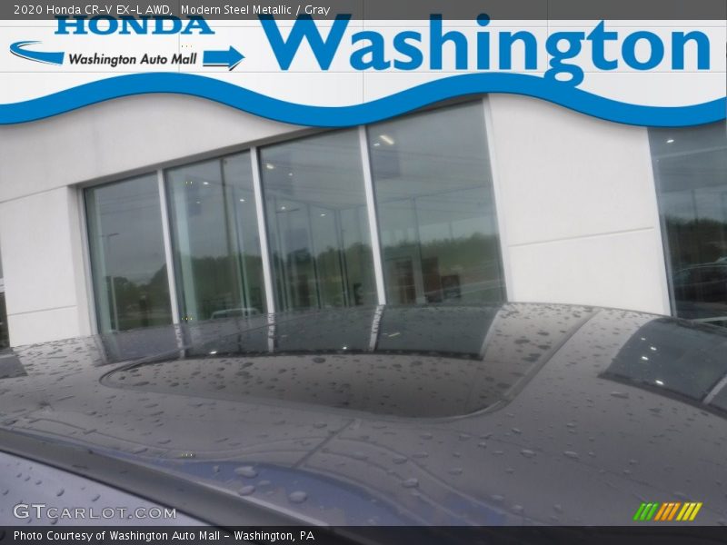 Modern Steel Metallic / Gray 2020 Honda CR-V EX-L AWD
