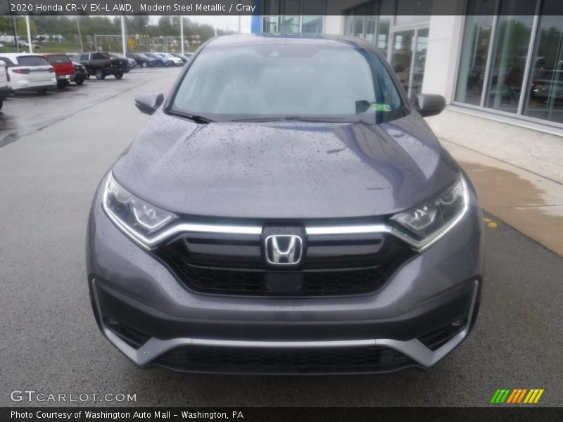 Modern Steel Metallic / Gray 2020 Honda CR-V EX-L AWD