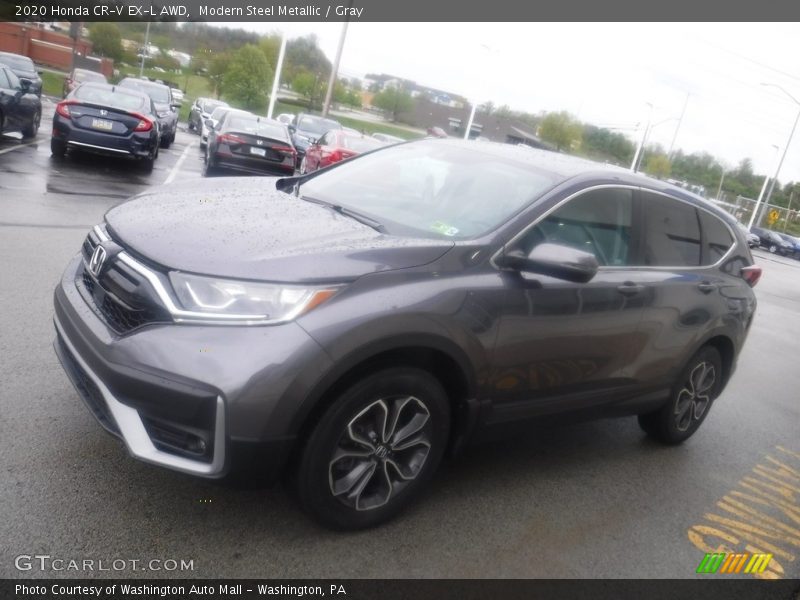 Modern Steel Metallic / Gray 2020 Honda CR-V EX-L AWD