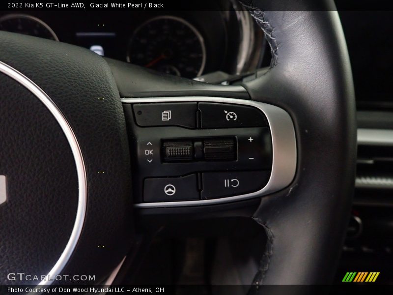 Glacial White Pearl / Black 2022 Kia K5 GT-Line AWD