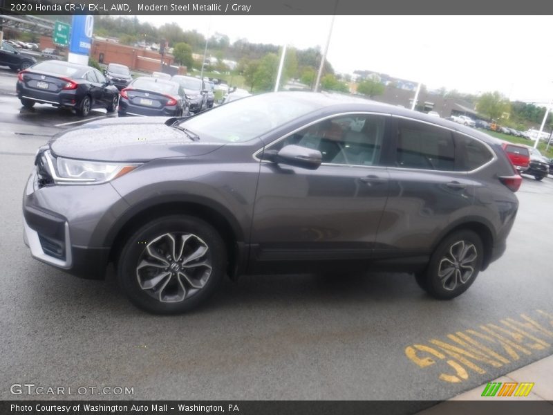 Modern Steel Metallic / Gray 2020 Honda CR-V EX-L AWD