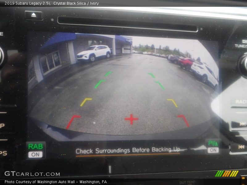 Crystal Black Silica / Ivory 2019 Subaru Legacy 2.5i