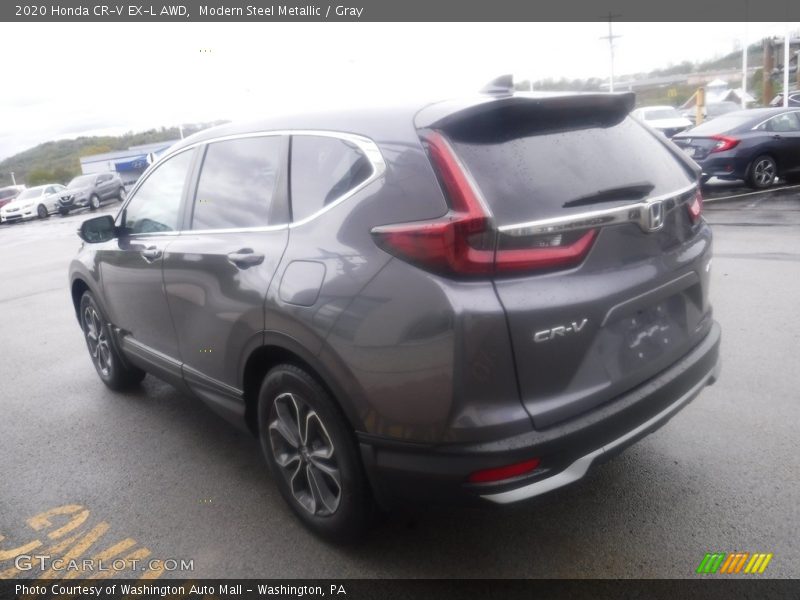 Modern Steel Metallic / Gray 2020 Honda CR-V EX-L AWD