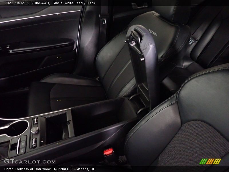 Glacial White Pearl / Black 2022 Kia K5 GT-Line AWD