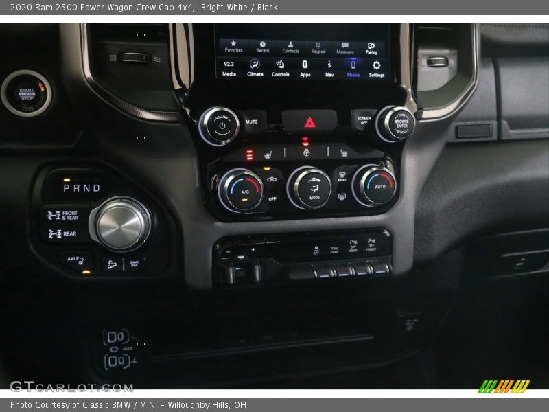 Controls of 2020 2500 Power Wagon Crew Cab 4x4