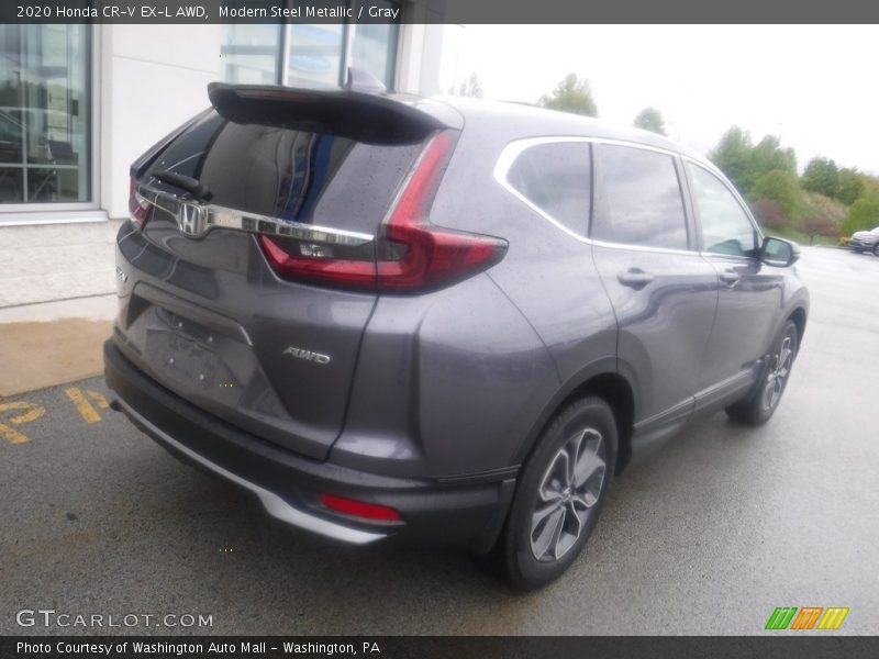 Modern Steel Metallic / Gray 2020 Honda CR-V EX-L AWD