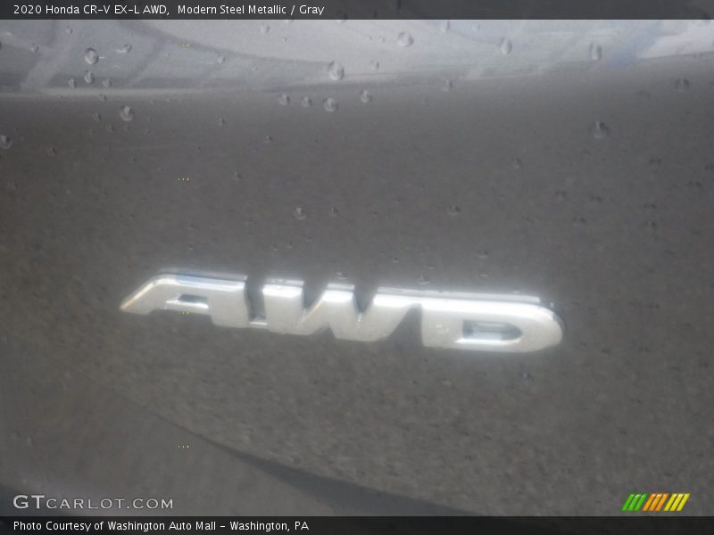 Modern Steel Metallic / Gray 2020 Honda CR-V EX-L AWD