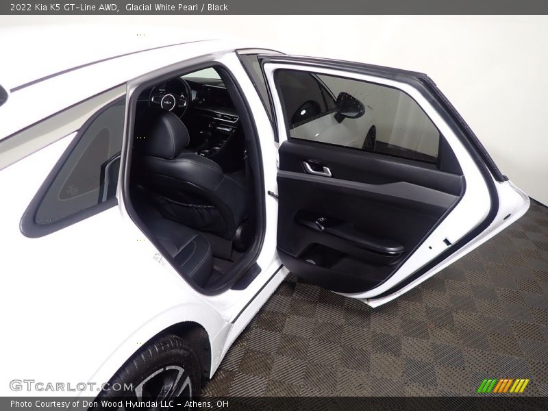 Glacial White Pearl / Black 2022 Kia K5 GT-Line AWD