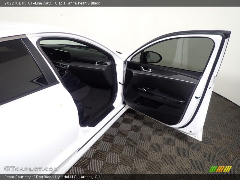 Glacial White Pearl / Black 2022 Kia K5 GT-Line AWD