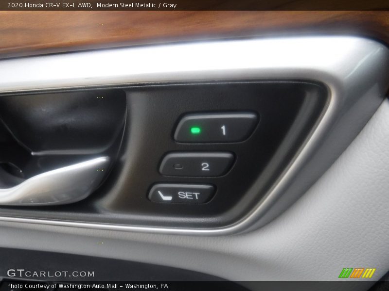 Modern Steel Metallic / Gray 2020 Honda CR-V EX-L AWD