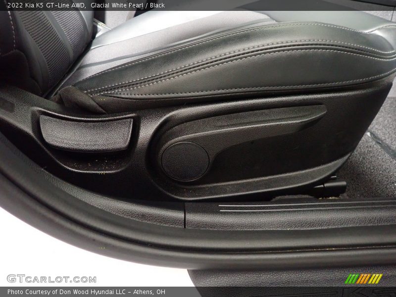 Glacial White Pearl / Black 2022 Kia K5 GT-Line AWD
