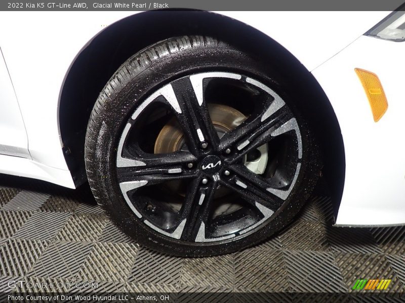 Glacial White Pearl / Black 2022 Kia K5 GT-Line AWD