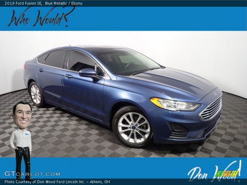 Blue Metallic / Ebony 2019 Ford Fusion SE