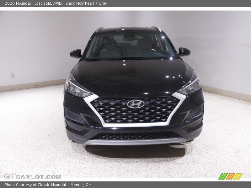 Black Noir Pearl / Gray 2020 Hyundai Tucson SEL AWD