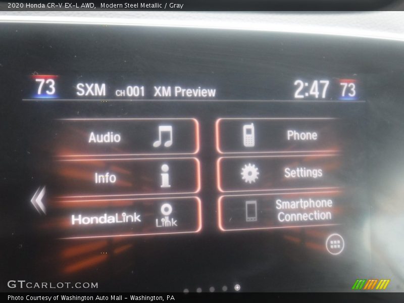 Modern Steel Metallic / Gray 2020 Honda CR-V EX-L AWD