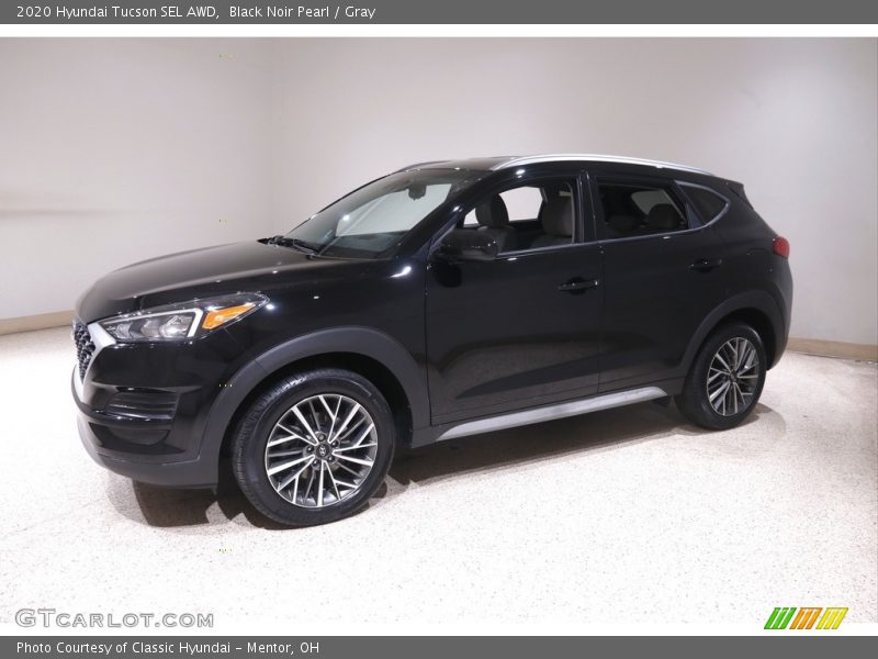 Black Noir Pearl / Gray 2020 Hyundai Tucson SEL AWD