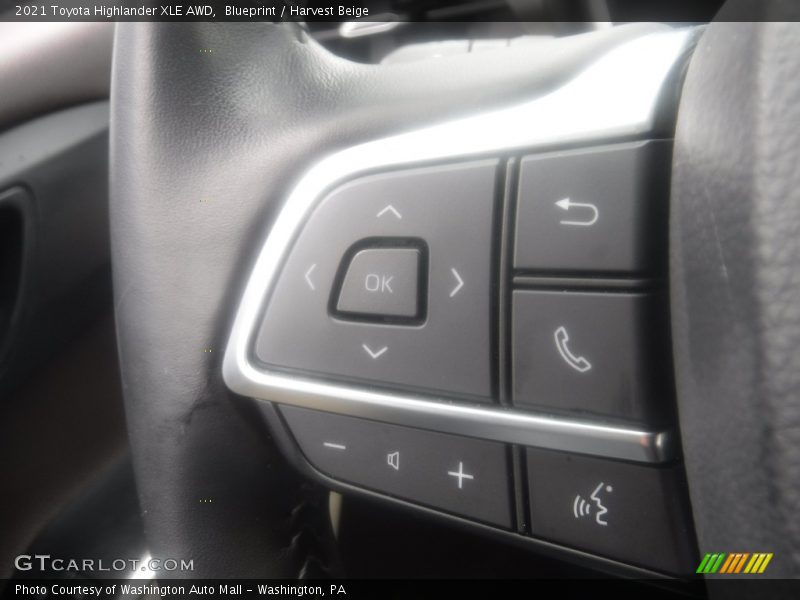 Blueprint / Harvest Beige 2021 Toyota Highlander XLE AWD