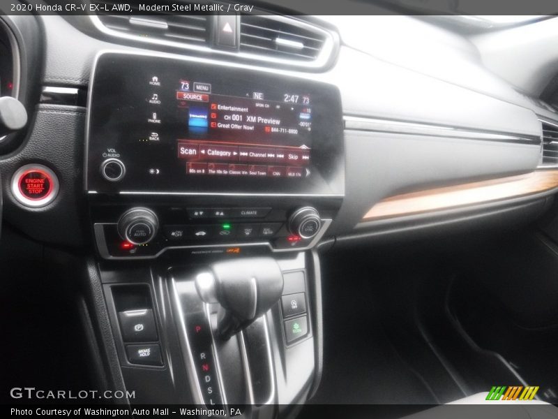 Modern Steel Metallic / Gray 2020 Honda CR-V EX-L AWD