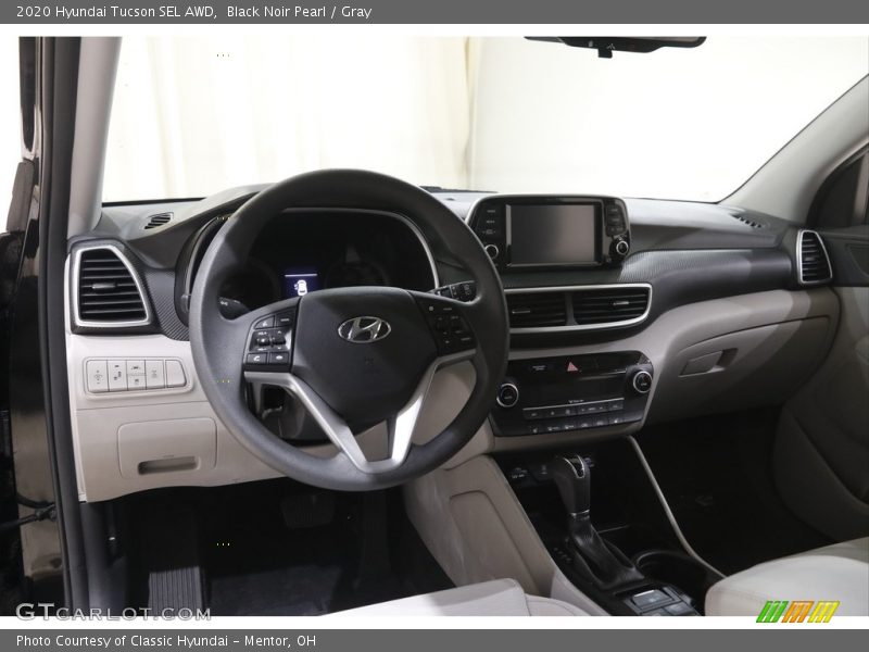 Black Noir Pearl / Gray 2020 Hyundai Tucson SEL AWD