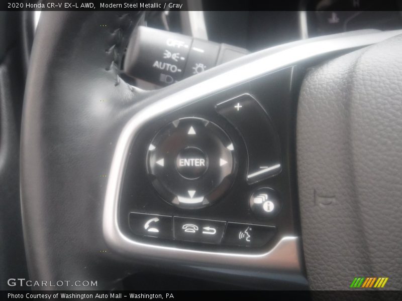 Modern Steel Metallic / Gray 2020 Honda CR-V EX-L AWD