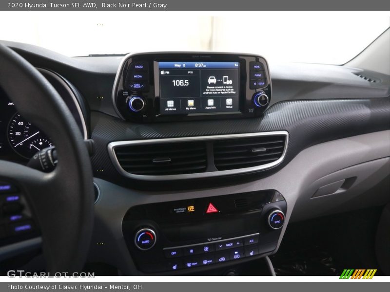Black Noir Pearl / Gray 2020 Hyundai Tucson SEL AWD