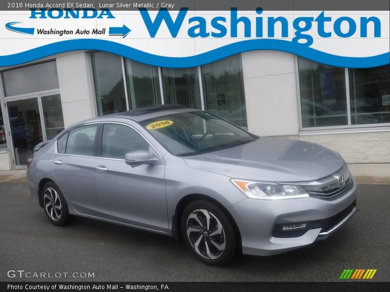 Lunar Silver Metallic / Gray 2016 Honda Accord EX Sedan