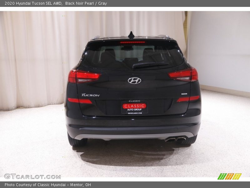 Black Noir Pearl / Gray 2020 Hyundai Tucson SEL AWD