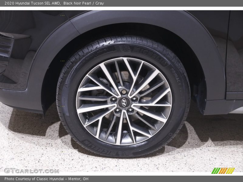 Black Noir Pearl / Gray 2020 Hyundai Tucson SEL AWD